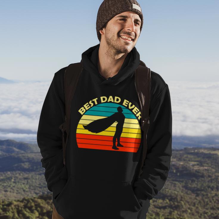 Best Dad Ever Super Dad Hero Hoodie Lifestyle