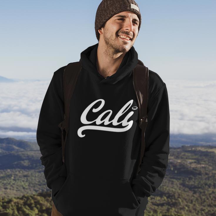 Cali Black Logo Tshirt Hoodie Lifestyle