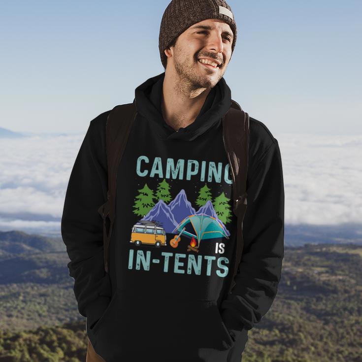 Camping In Tents Hoodie Lifestyle