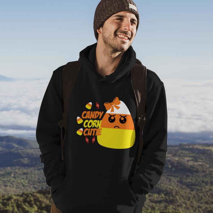 Candy Corn Cutie Halloween Quote V2 Hoodie Lifestyle