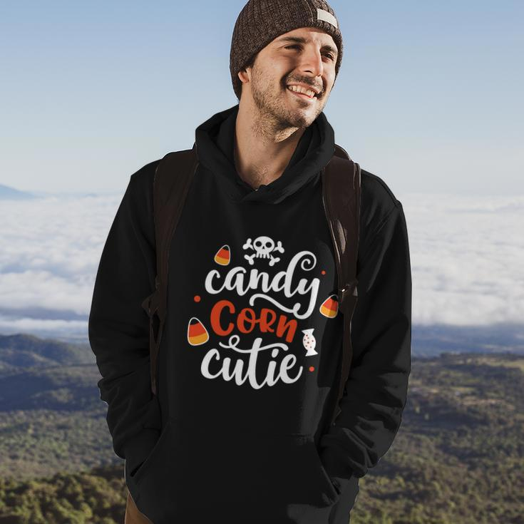 Candy Corn Cutie Halloween Quote V5 Hoodie Lifestyle