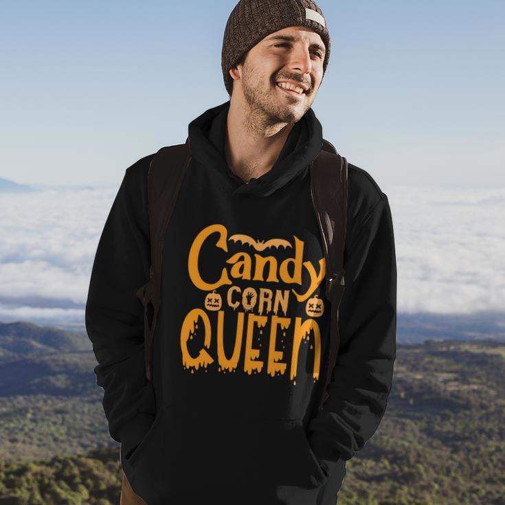 Candy Corn Queen Halloween Quote Hoodie Lifestyle