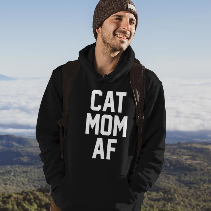 Cat Mom Af Gift For Cat Moms Of Kitties Hoodie Lifestyle