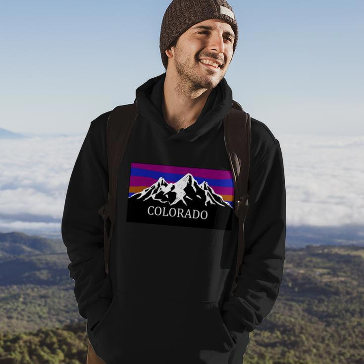 Colorado Mountains Outdoor Flag Mcma Hoodie Lifestyle