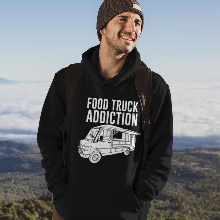 Cool Food Truck Gift Funny Food Truck Addiction Gift Hoodie Lifestyle