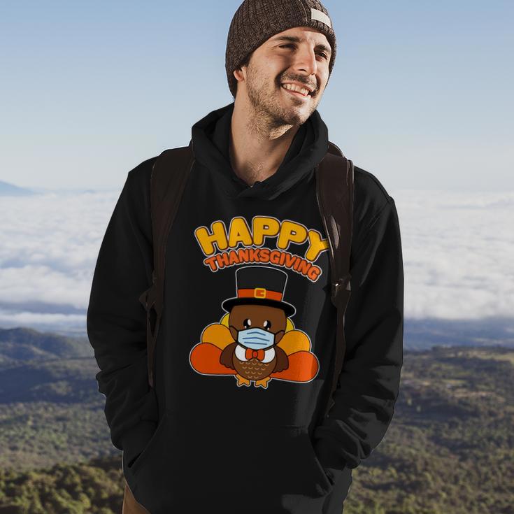 Cute Happy Thanksgiving Quarantine Turkey Mask Tshirt Hoodie Lifestyle