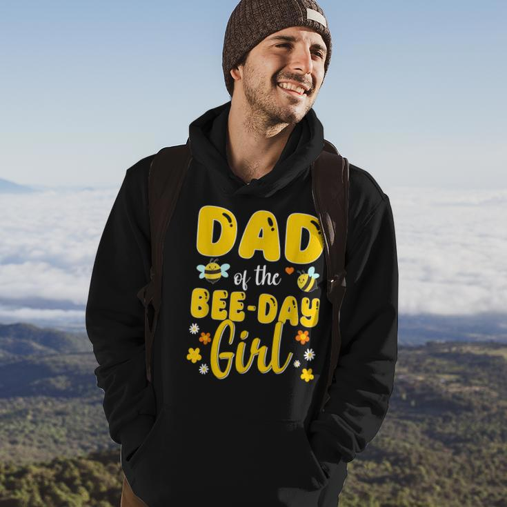 Dad Of The Bee Day Girl Birthday Family Hoodie Lifestyle