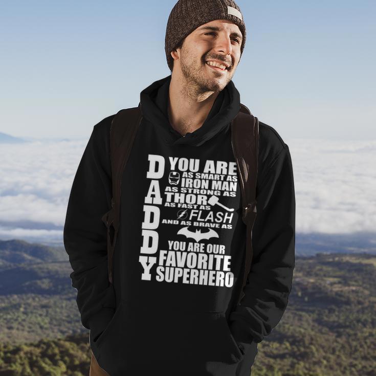 Daddy Superhero Fathers Day Tshirt Hoodie Lifestyle