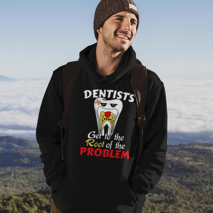 Dentist Root Canal Problem Quote Funny Pun Humor Hoodie Lifestyle