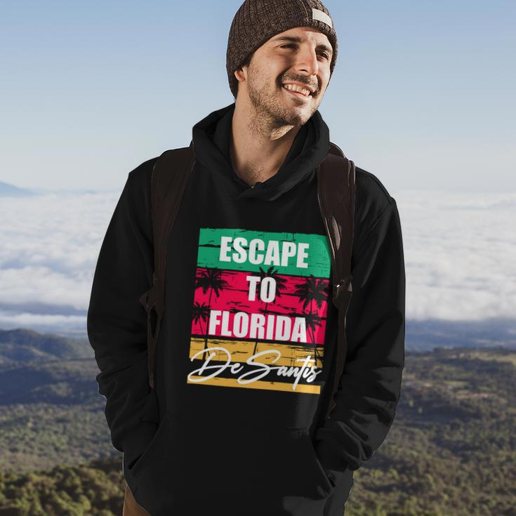 Desantis Escape To Florida Gift Hoodie Lifestyle