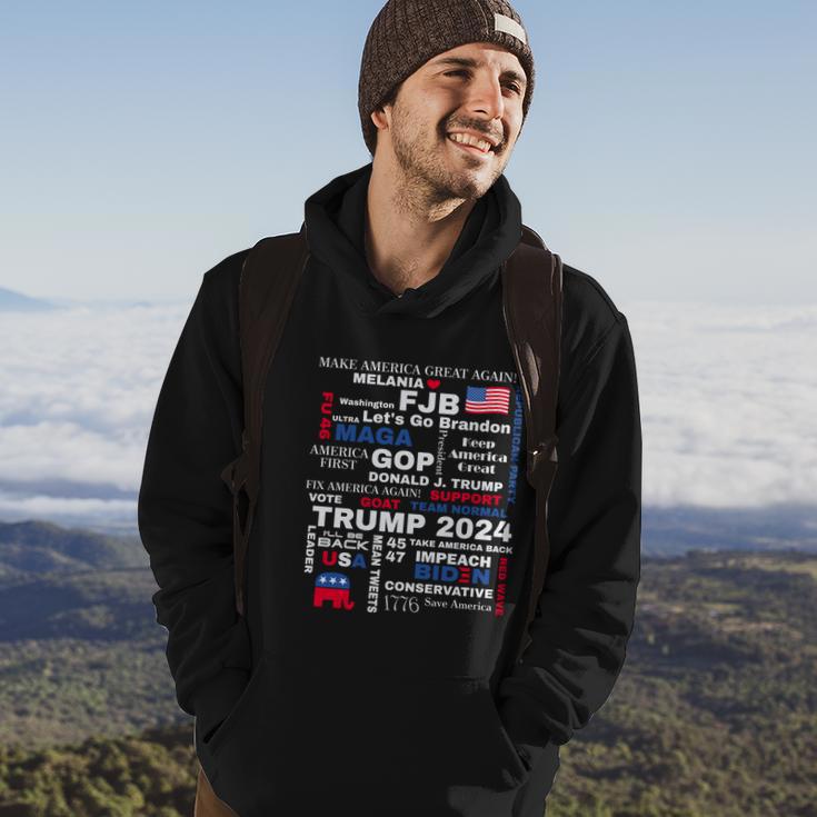 Donald Trump 2024 Election Gop Hoodie Lifestyle