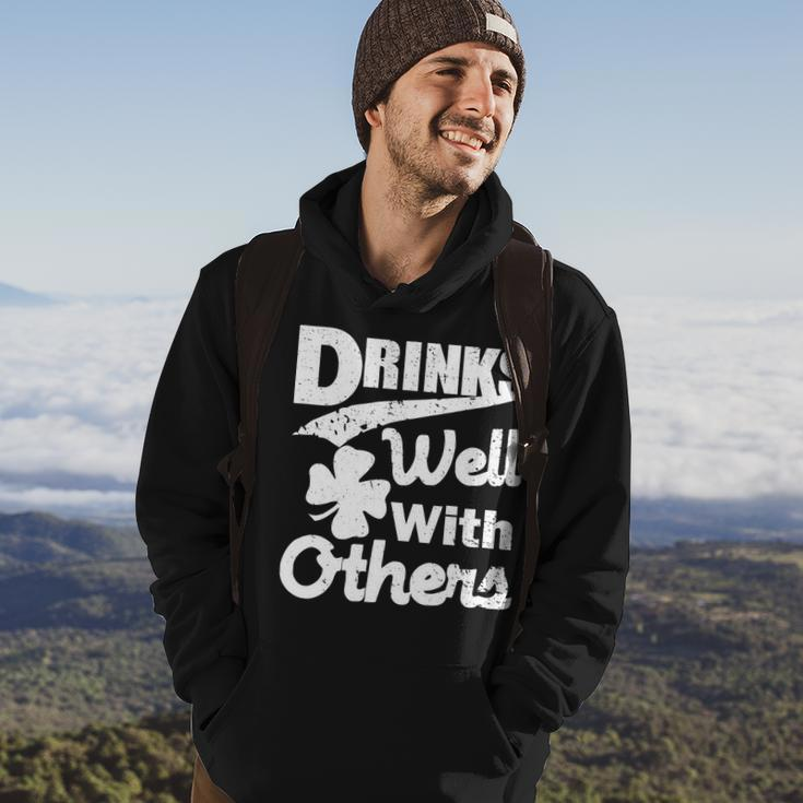 Drinks Well With Others St Patricks Day Tshirt Hoodie Lifestyle