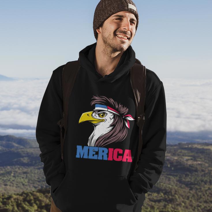 Eagle Mullet Merica Flag 4Th Of July Merican Pride Gift Hoodie Lifestyle