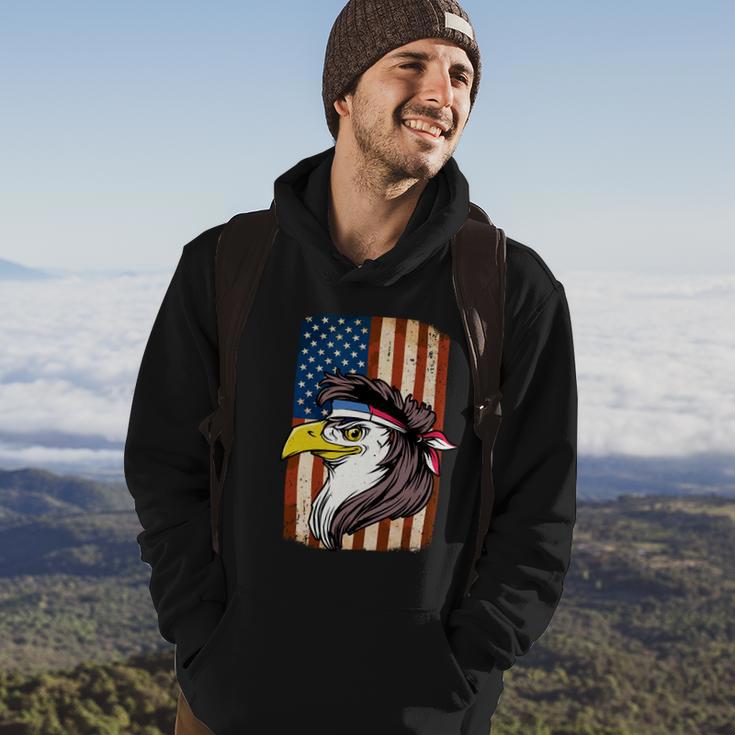 Eagle Mullet Usa American Flag Merica 4Th Of July Meaningful Gift V2 Hoodie Lifestyle