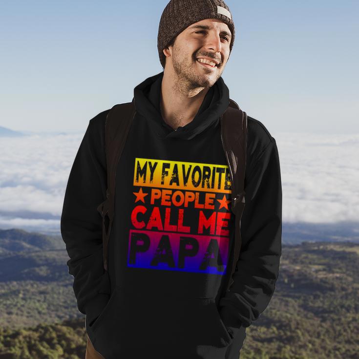 Family 365 My Favorite People Call Me Papa Grandpa Gift V2 Hoodie Lifestyle