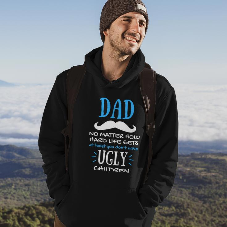 Fathers Day For Father From Daughter Son The Best Father Men Hoodie Lifestyle