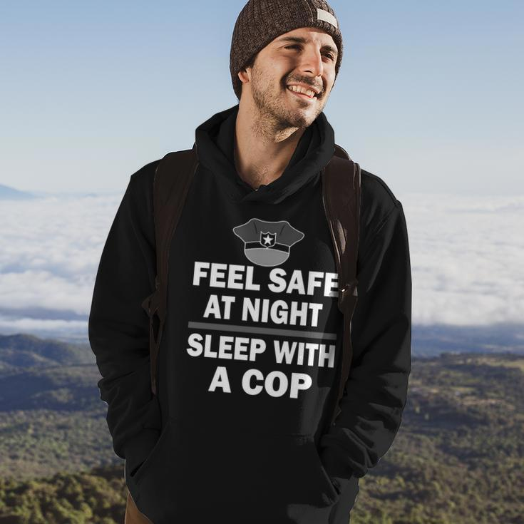 Feel Safe At Night Sleep With A Cop Tshirt Hoodie Lifestyle