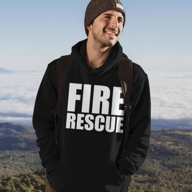 Fire Rescue Tshirt Hoodie Lifestyle