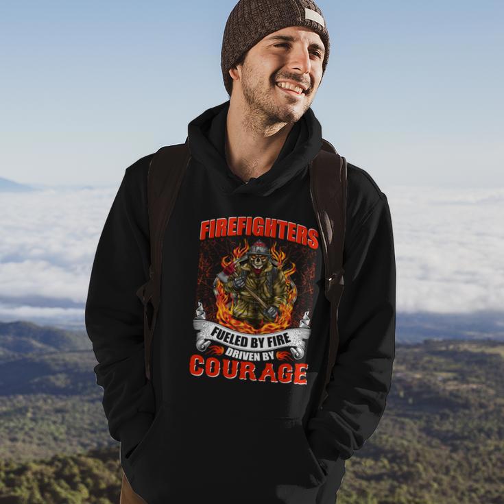 Firefighters Fueled By Fire Driven By Courage Hoodie Lifestyle