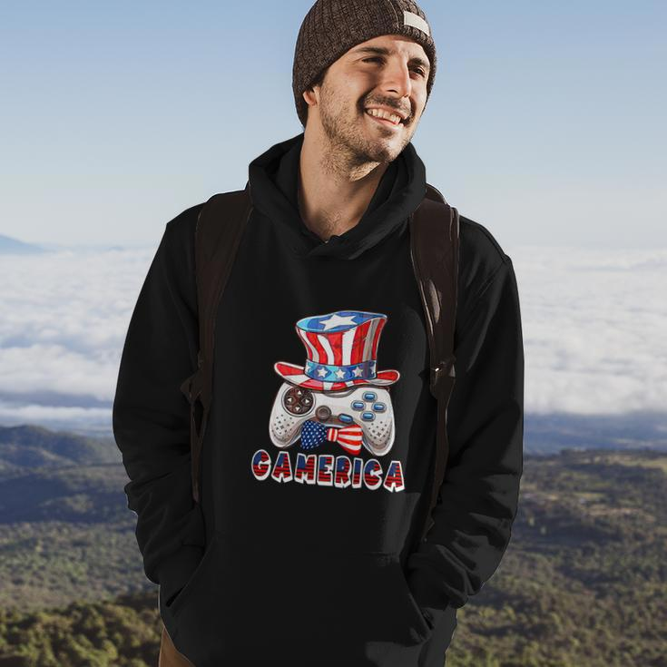 Gamerica 4Th Of July Usa Flag Hoodie Lifestyle