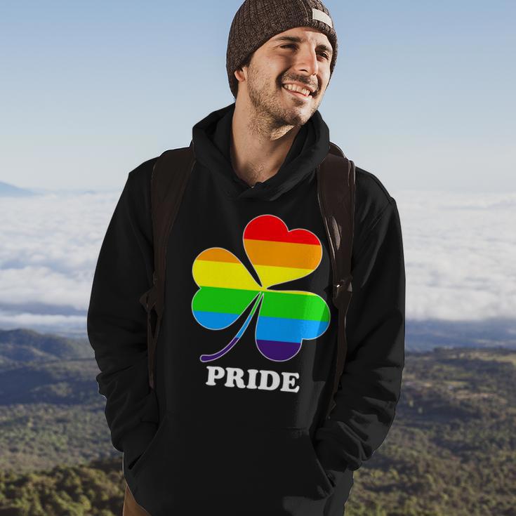 Gay Pride Cloverleaf Rainbow Tshirt Hoodie Lifestyle