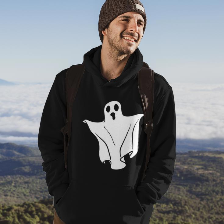 Ghost Boo Funny Halloween Quote V6 Hoodie Lifestyle