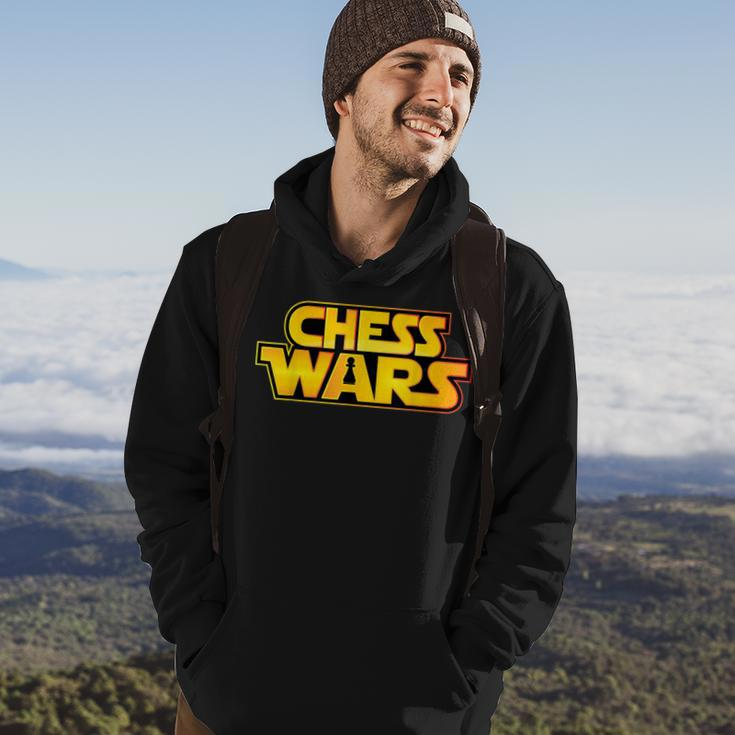 Gift For Chess Player - Chess Wars Pawn Hoodie Lifestyle