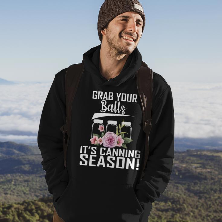 Grab Your Balls Its Canning Season Hoodie Lifestyle