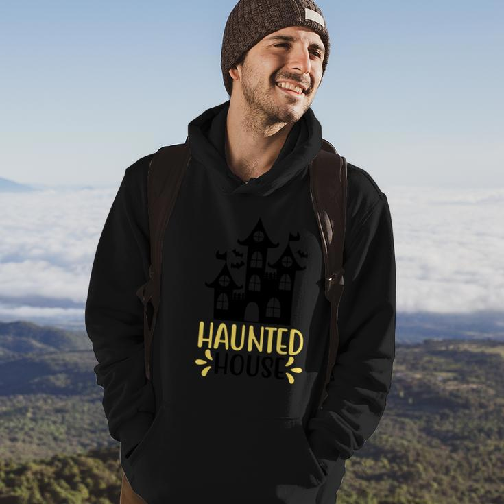 Haunted House Funny Halloween Quote Hoodie Lifestyle