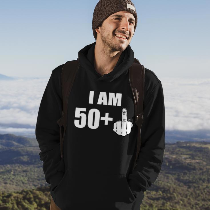 I Am 51 Middle Finger Funny 51St Birthday Hoodie Lifestyle