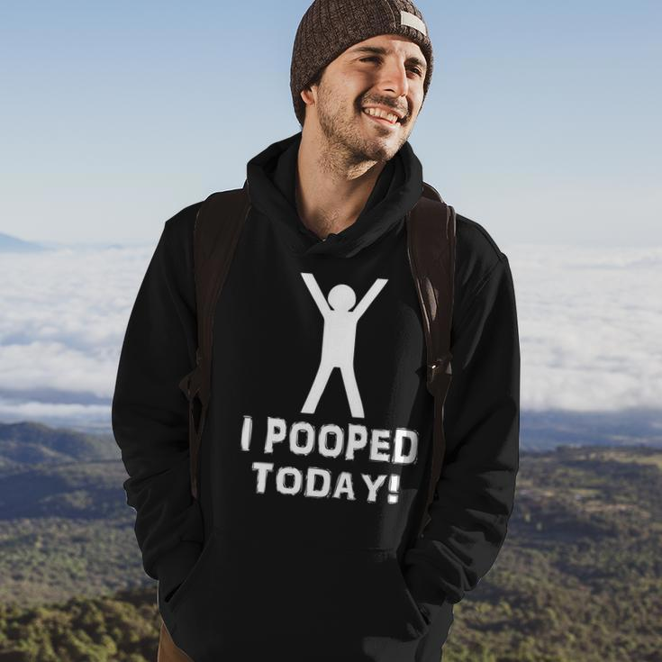 I Pooped Today Funny Humor V2 Hoodie Lifestyle