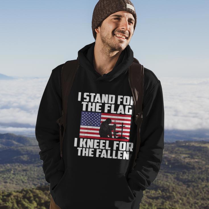 I Stand For The Flag Kneel For The Fallen Memorial Day Gift Hoodie Lifestyle