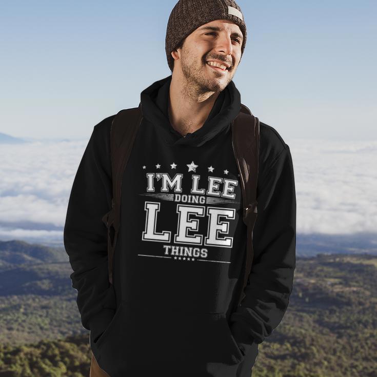 Im Lee Doing Lee Things Hoodie Lifestyle