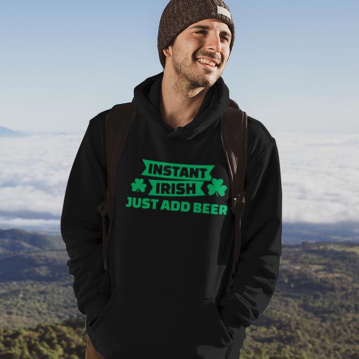 Instant Irish Drinking Beer With Clover St Patricks Day Hoodie Lifestyle