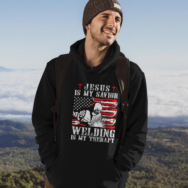 Jesus Is My Savior Welding Christian For 4Th Of July Hoodie Lifestyle