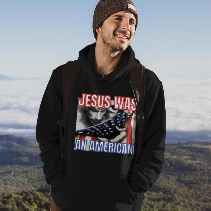 Jesus Was American Usa 4Th Of July Funny Hoodie Lifestyle