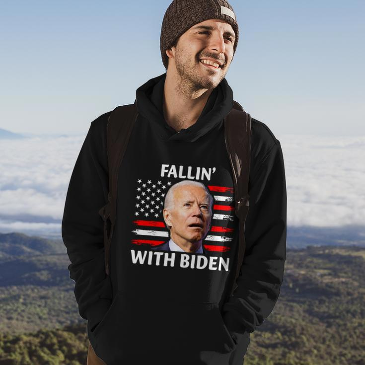 Joe Biden Falling Off Bike Fallin With Biden Hoodie Lifestyle