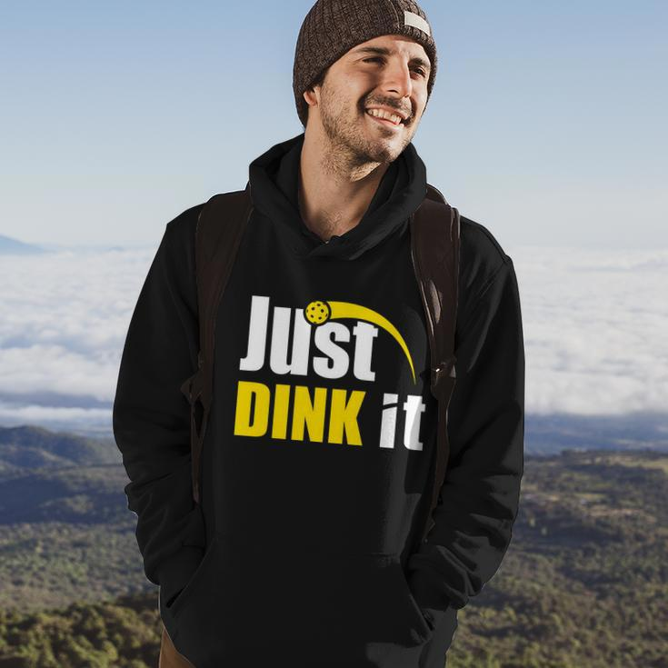 Just Dink It Funny Pickleball Play Pickle Ball Hoodie Lifestyle