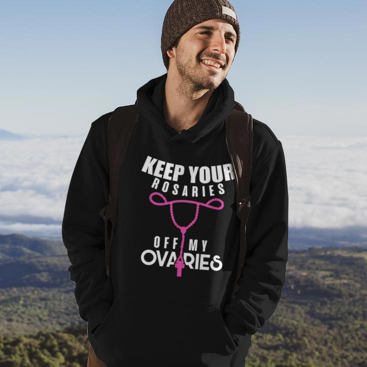 Keep Your Rosaries Off My Ovaries Pro Choice Gear V2 Hoodie Lifestyle