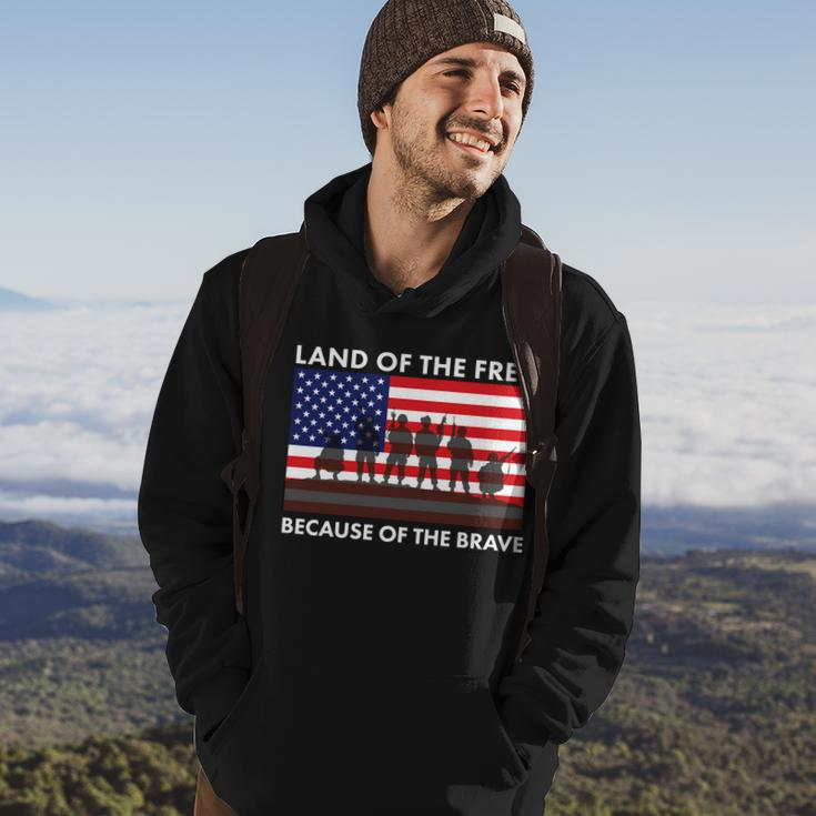 Land Of The Free Because Of The Brave Tshirt Hoodie Lifestyle