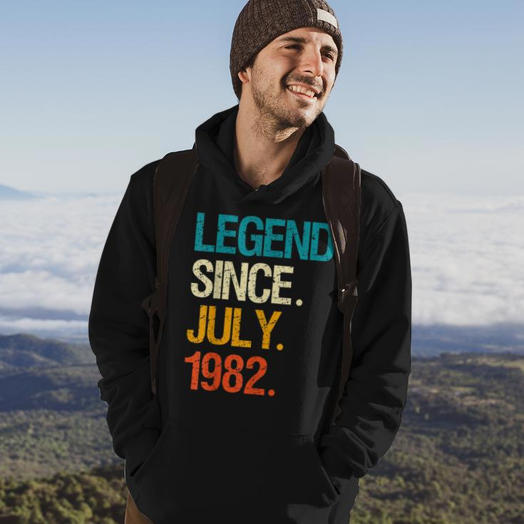 Legend Since July 1982 40 Year Old Bday 40Th Birthday Hoodie Lifestyle