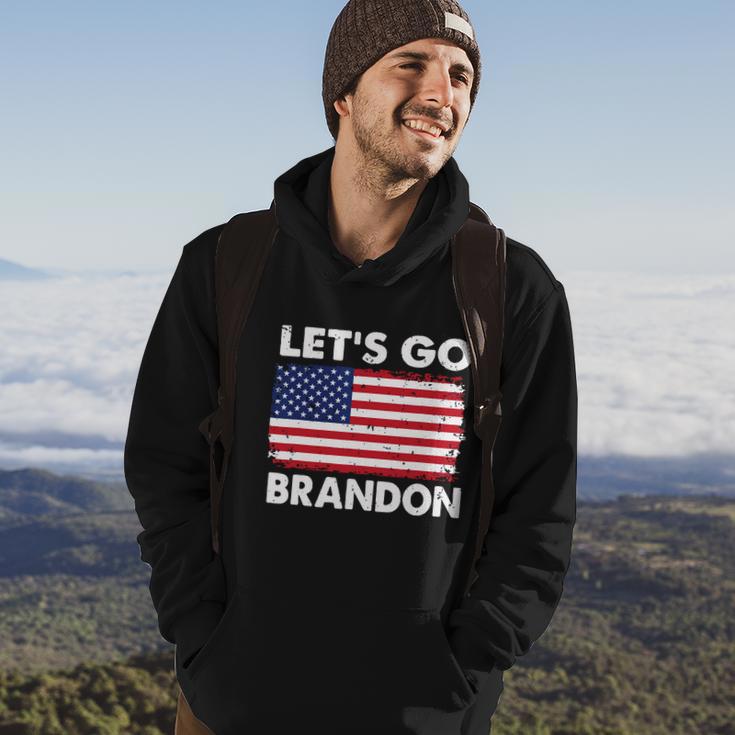 Lets Go Brandon Lets Go Brandon Flag Hoodie Lifestyle