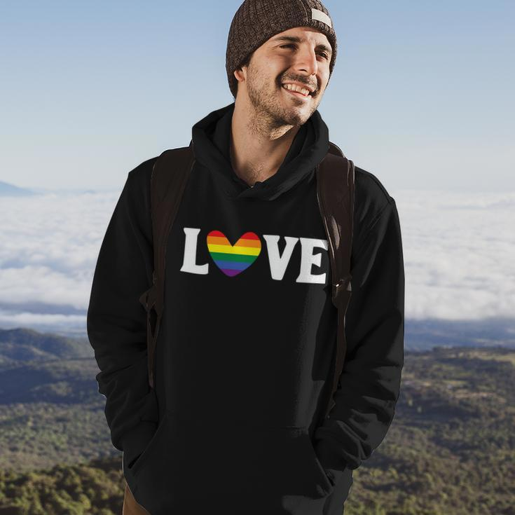 Love Heart Lgbt Gay Pride Lesbian Bisexual Ally Quote Hoodie Lifestyle