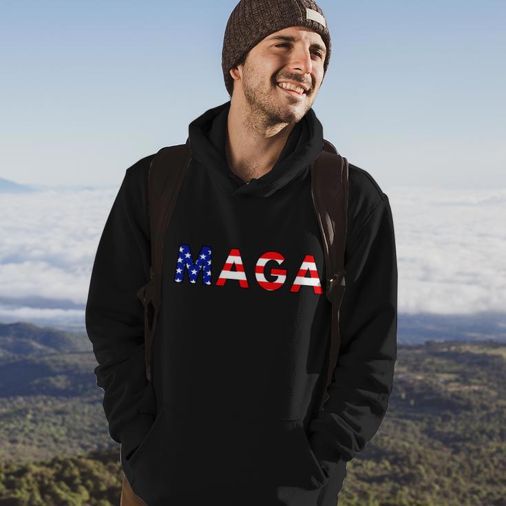 Maga American Flag Tshirt V5 Hoodie Lifestyle