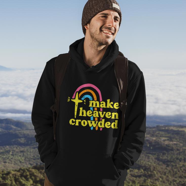 Make Heaven Crowded Cute Christian Missionary Pastors Wife Meaningful Gift Hoodie Lifestyle