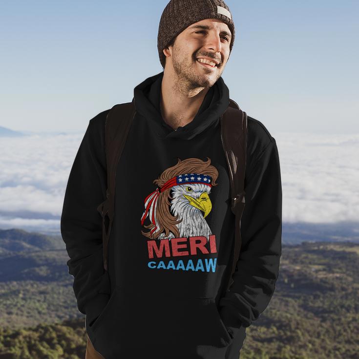 Merimeaningful Giftcaaaaaw Meaningful Gift Eagle Mullet 4Th Of July Usa American Hoodie Lifestyle