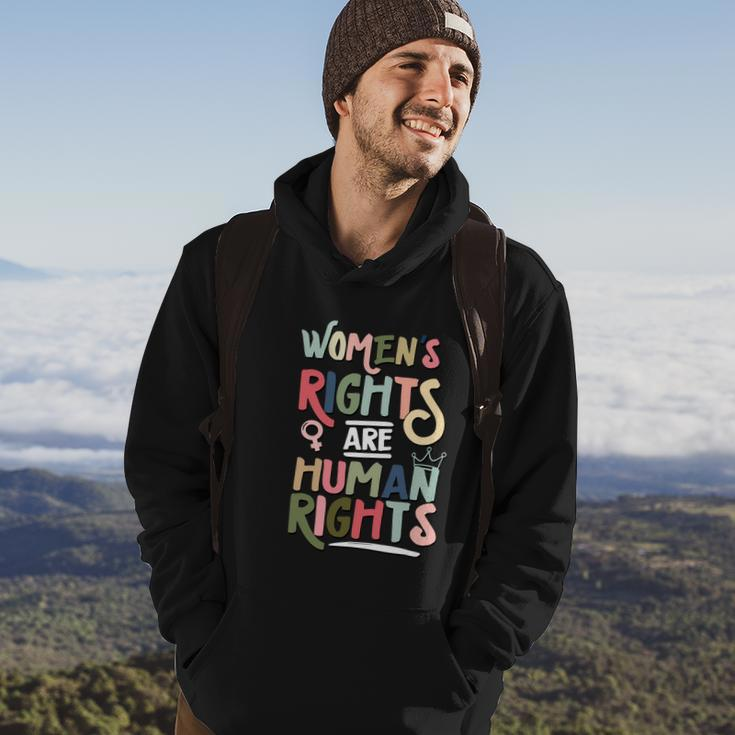 Mind Your Uterus Feminist Womens Rights Are Human Rights Hoodie Lifestyle