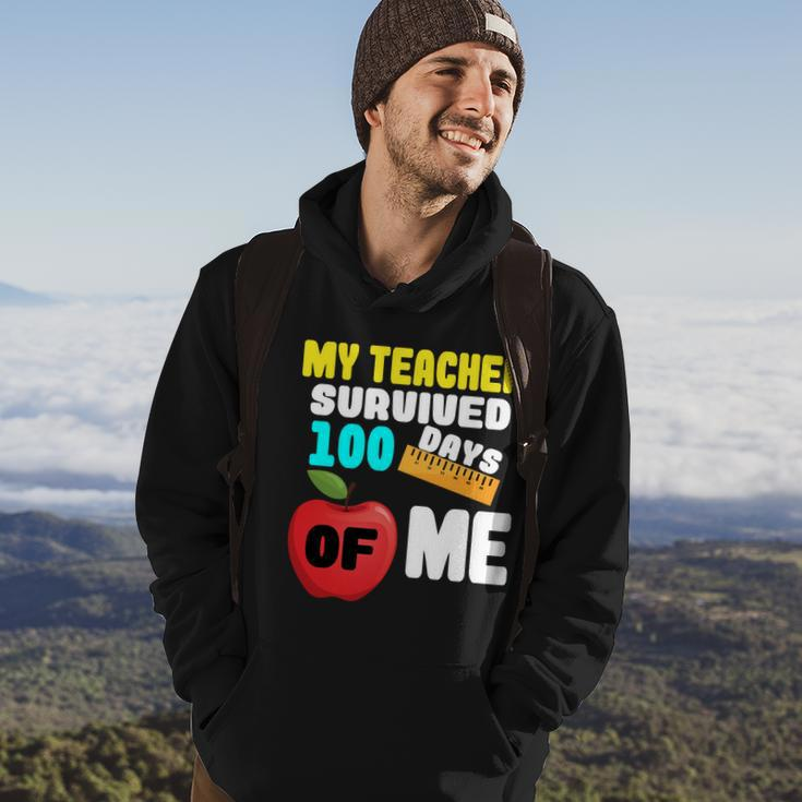 My Teacher Survived 100 Days Of Me V2 Hoodie Lifestyle
