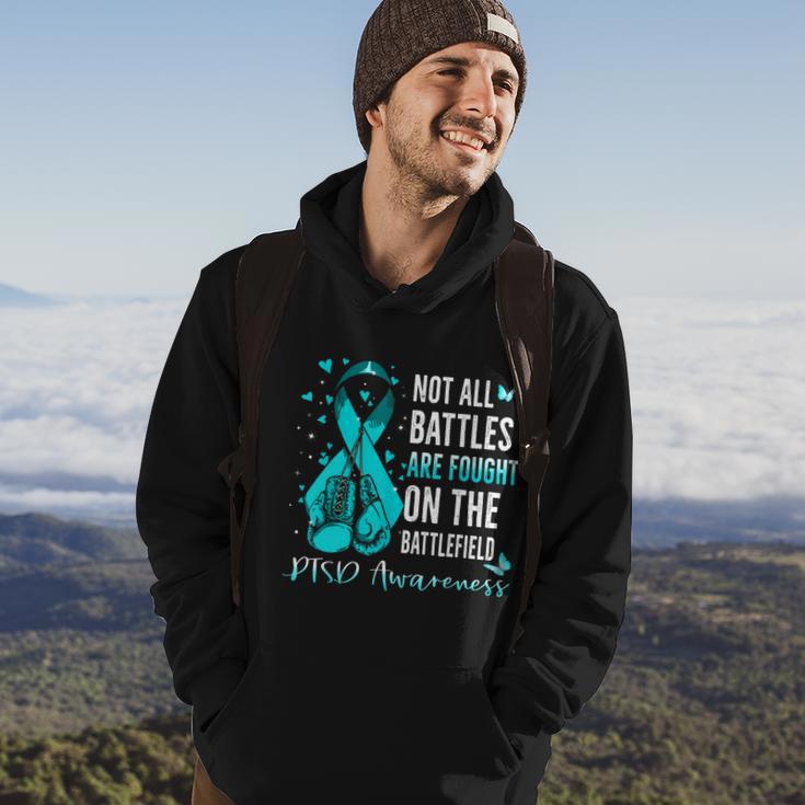 Not All Battles Are Fought On The Battlefield Ptsd Awareness Hoodie Lifestyle