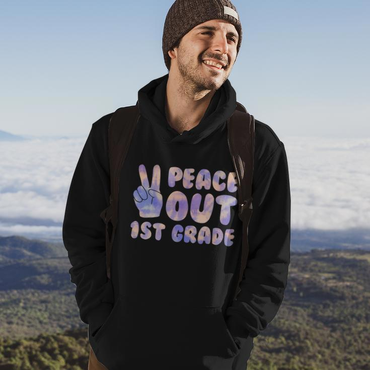 Peace Out 1St Grade 2022 Graduate Happy Last Day Of School Gift Hoodie Lifestyle